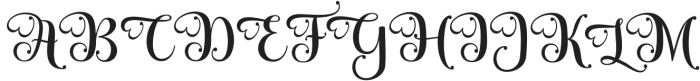 RaftingScript-Regular otf (400) Font UPPERCASE