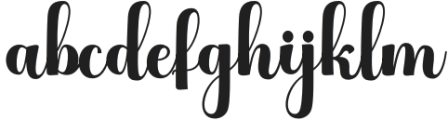 RaftingScript-Regular otf (400) Font LOWERCASE