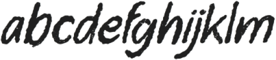 Raftlife Legacy Italic otf (400) Font LOWERCASE