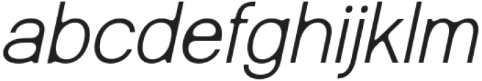 Raftwork Italic otf (400) Font LOWERCASE