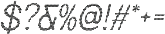 RaftworkDisco-Italic otf (400) Font OTHER CHARS
