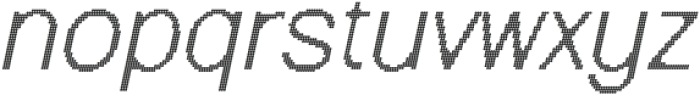 RaftworkDisco-Italic otf (400) Font LOWERCASE