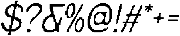 RaftworkPixel-Regular otf (400) Font OTHER CHARS