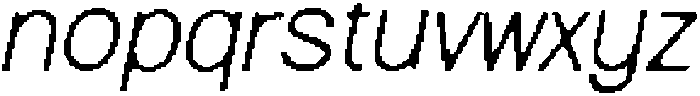 RaftworkPixel-Regular otf (400) Font LOWERCASE