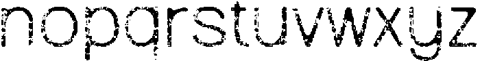 RaftworkRoundedStamp-Regular otf (400) Font LOWERCASE