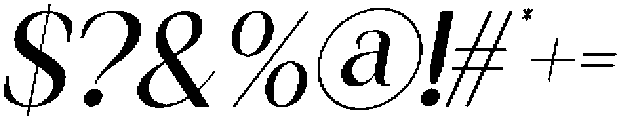Ragaen-Italic otf (400) Font OTHER CHARS