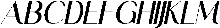 Ragaen-Italic otf (400) Font UPPERCASE