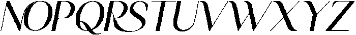 Ragaen-Italic otf (400) Font UPPERCASE