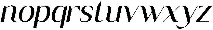 Ragaen-Italic otf (400) Font LOWERCASE