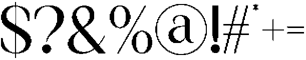 Ragaen Regular otf (400) Font OTHER CHARS