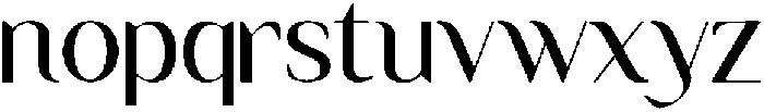Ragaen Regular otf (400) Font LOWERCASE