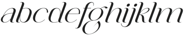 Ragara Italic otf (400) Font LOWERCASE