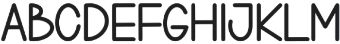 Ragend Regular otf (400) Font UPPERCASE