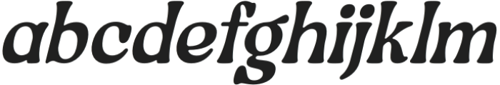 Ragenik Italic otf (400) Font LOWERCASE