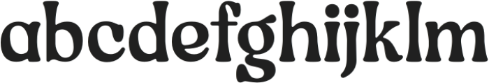 Ragenik otf (400) Font LOWERCASE