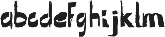 Ragged otf (400) Font LOWERCASE