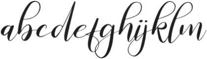 Raghide otf (400) Font LOWERCASE