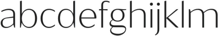 Ragik Sans Thin otf (100) Font LOWERCASE