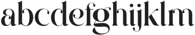 Ragike Regular otf (400) Font LOWERCASE