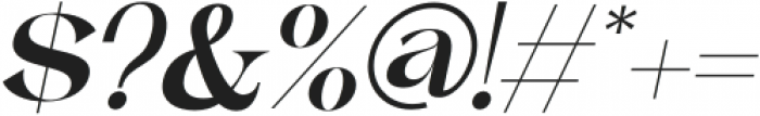 Raginy Italic otf (400) Font OTHER CHARS
