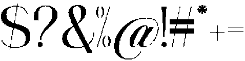 Ragion Regular otf (400) Font OTHER CHARS