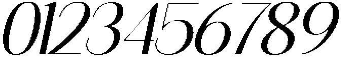 Ragion Slant otf (400) Font OTHER CHARS