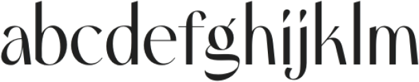 Ragity Medium otf (500) Font LOWERCASE