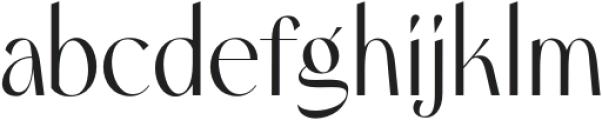 Ragity-Regular otf (400) Font LOWERCASE