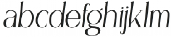RaglenItalic-Regular otf (400) Font LOWERCASE