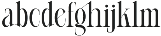 Raglien Regular otf (400) Font LOWERCASE