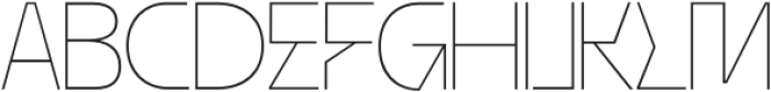 Ragman Thin otf (100) Font UPPERCASE