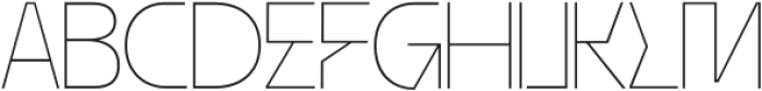 Ragman Thin ttf (100) Font UPPERCASE