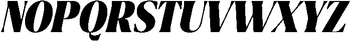 Ragmont Black Condensed Italic otf (900) Font UPPERCASE