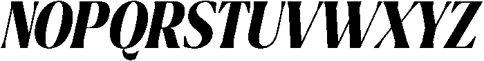Ragmont Bold Condensed Italic otf (700) Font UPPERCASE