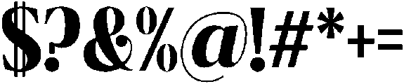 Ragmont Bold Condensed otf (700) Font OTHER CHARS