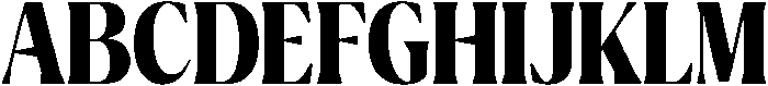 Ragmont Bold Condensed otf (700) Font UPPERCASE
