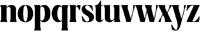 Ragmont Bold Condensed otf (700) Font LOWERCASE