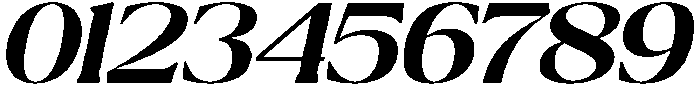 Ragmont Bold Expanded Italic otf (700) Font OTHER CHARS
