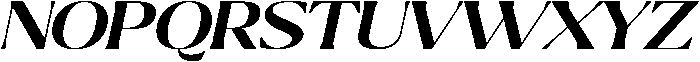 Ragmont Bold Expanded Italic otf (700) Font UPPERCASE