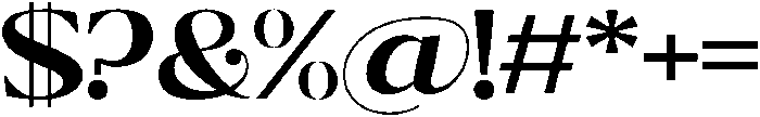 Ragmont Bold Expanded otf (700) Font OTHER CHARS