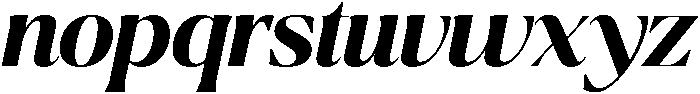 Ragmont-BoldItalic otf (700) Font LOWERCASE