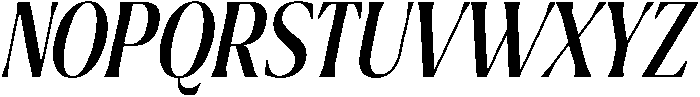 Ragmont Condensed Italic otf (400) Font UPPERCASE