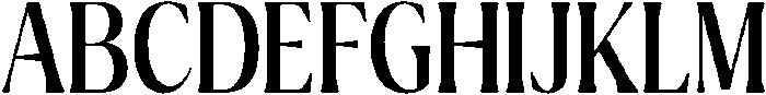 Ragmont Condensed otf (400) Font UPPERCASE