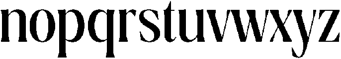 Ragmont Condensed otf (400) Font LOWERCASE