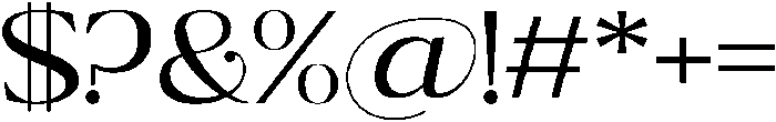 Ragmont Expanded otf (400) Font OTHER CHARS