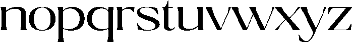 Ragmont Expanded otf (400) Font LOWERCASE