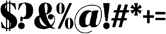 Ragmont Extra Bold Condensed otf (700) Font OTHER CHARS