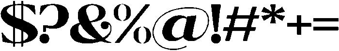 Ragmont Extra Bold Expanded otf (700) Font OTHER CHARS