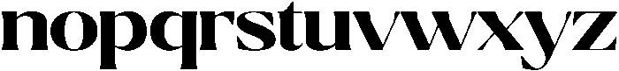 Ragmont Extra Bold Expanded otf (700) Font LOWERCASE