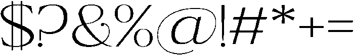 Ragmont Extra Light Expanded otf (200) Font OTHER CHARS